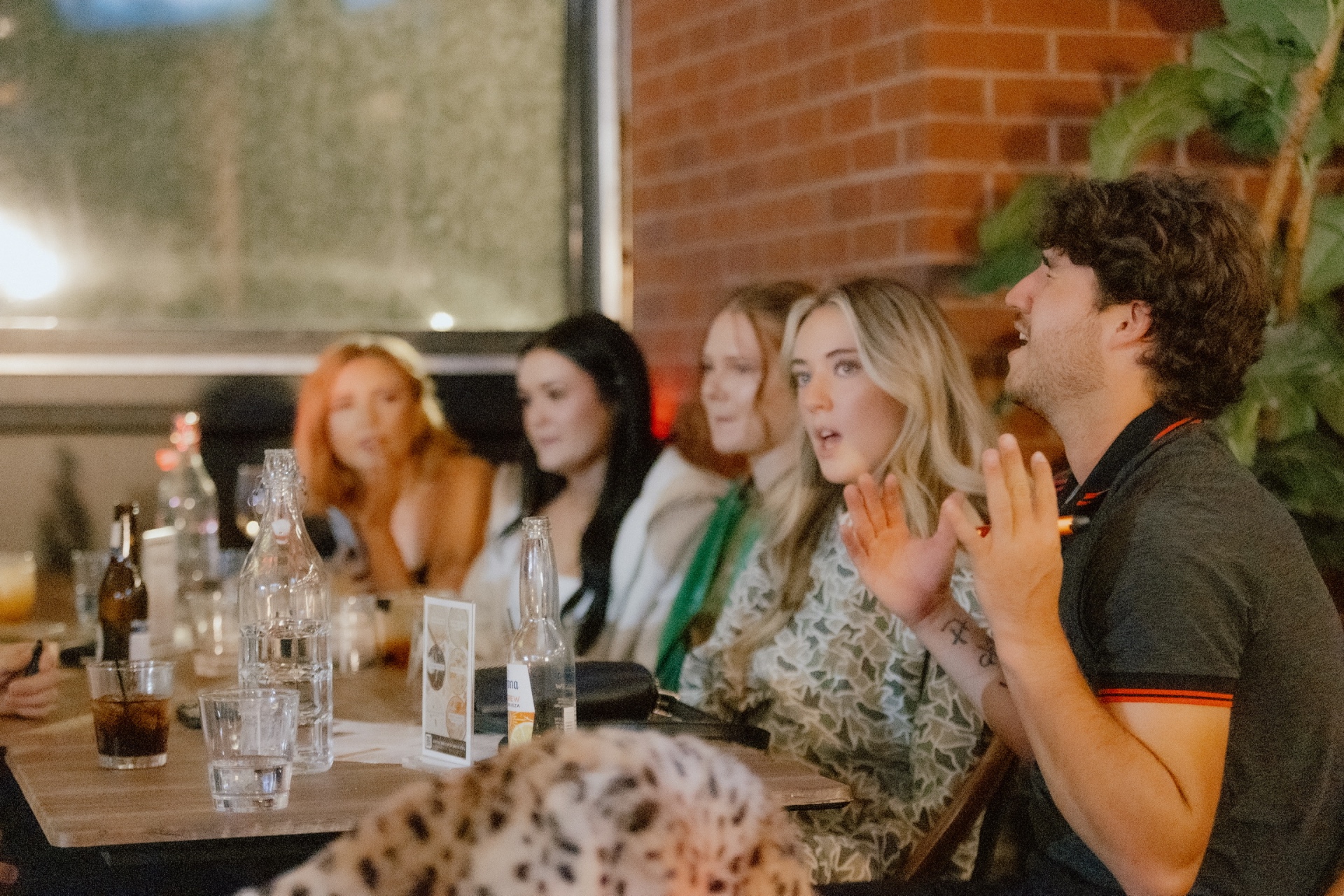 Group watch party at Clubhouse